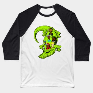 Muddy Water Alligator Baseball T-Shirt